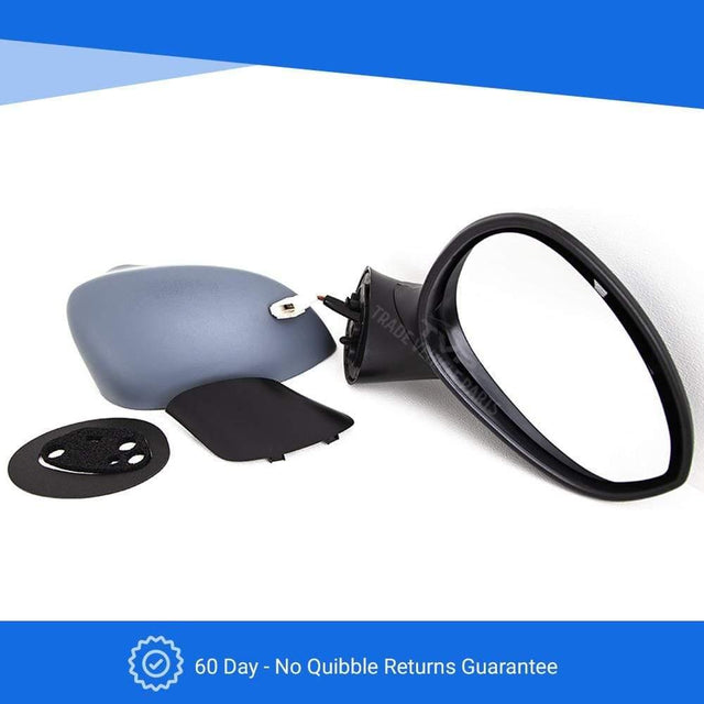 Fits Fiat 500 2007-2015 Door Wing Mirror Electric Heated Primed Driver Side All Models Incl Conv - image 5
