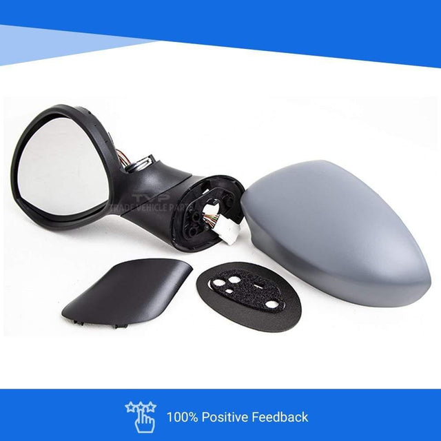 Fits Fiat 500 2007-2015 Door Wing Mirror Heated Electric Primed Passenger Side - image 5