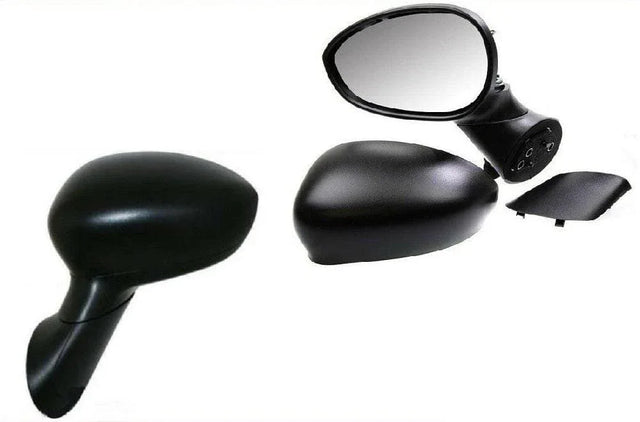Fits Fiat 500 2008-2015 Door Wing Mirror Heated Electric Black Passenger Side - image 2