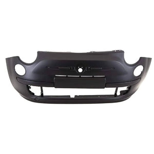 Fits Fiat 500 & 500C 2007-2015 Front Bumper Primed Without Mouldings No Pdc Or Washer Holes