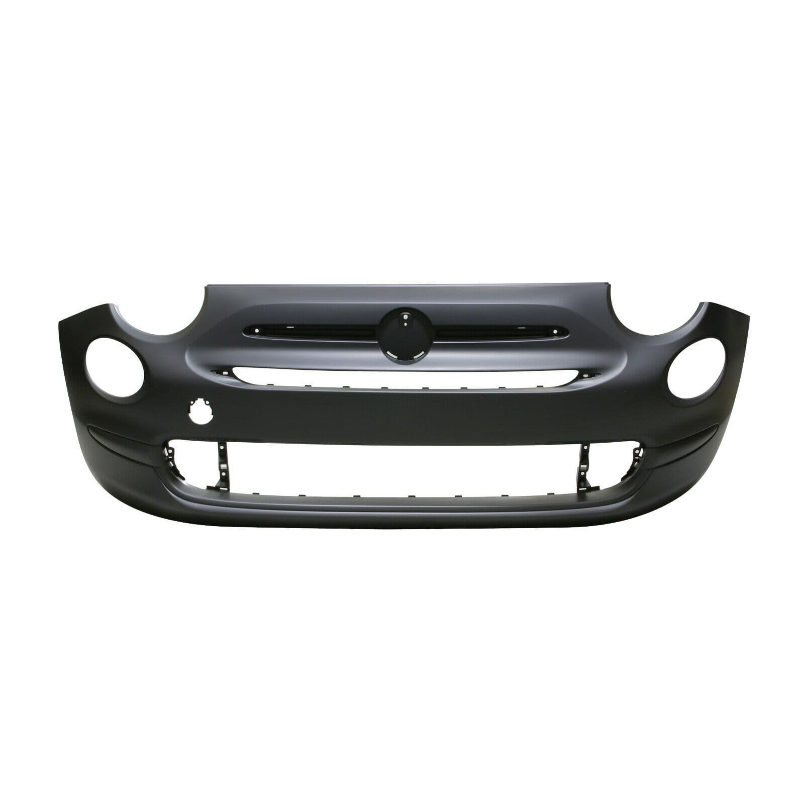 Fiat 500 Hatch / Cabriolet 2015- Front Bumper Primed Without Moulding Holes Not S/Abarth Models