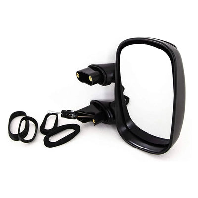 Fits Fiat Doblo 2001-2010 Door Wing Mirror Manual Black Driver Side - tradevehicleparts.co.uk