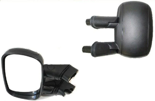 Fits Fiat Doblo 2001-2010 Door Wing Mirror Manual Black Passenger Side  - image 2