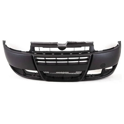 Fits Fiat Doblo 2006-2010 Front Bumper Black No Pdc Or Washer Holes - tradevehicleparts.co.uk