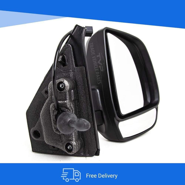 Fits Fiat Doblo 2010-2015 Door Wing Mirror Manual Black W/Ind Twin Glass Driver Side - image 6