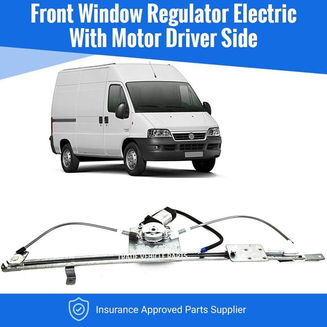Fits Fiat Ducato 2002-2006 Front Window Regulator Electric W/Motor Driver Side - image 2