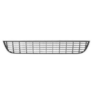 Fits Fiat Grande Punto 2006-2010 Front Bumper Centre Grille Silver - tradevehicleparts.co.uk