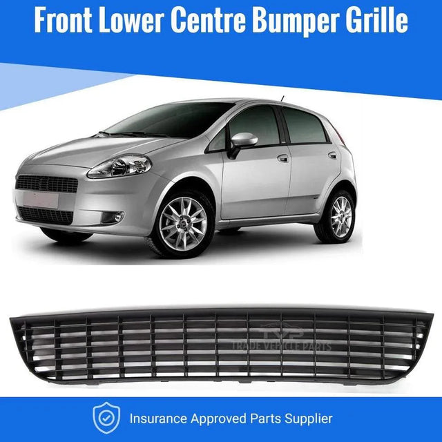 Fits Fiat Grande Punto 2006-2010 Front Lower Centre Bumper Grille  - image 2