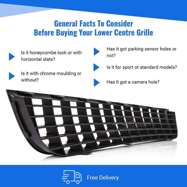 Fits Fiat Grande Punto 2006-2010 Front Lower Centre Bumper Grille  - image 5