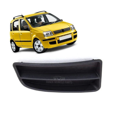 Fits Fiat Panda 2003-2012 Front Bumper Fog Grille Driver Side No Hole - tradevehicleparts.co.uk