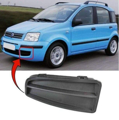 Fits Fiat Panda 2003-2012 Front Bumper Fog Grille Passenger Side No Hole - tradevehicleparts.co.uk