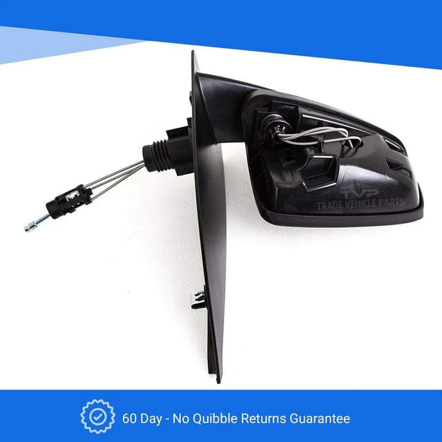 Fits Fiat Panda 2004-2010 Door Wing Mirror Manual With Black Cover Driver Side - image 7