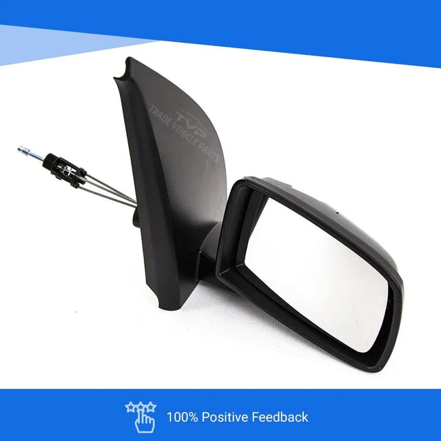 Fits Fiat Panda 2004-2010 Door Wing Mirror Manual With Black Cover Driver Side - image 5