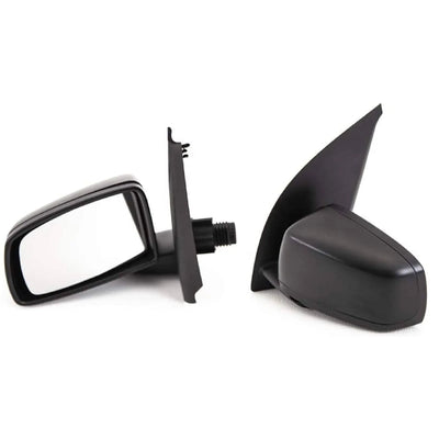 Fits Fiat Panda 2004-2011 Door Wing Mirror Manual Black Cover Passenger Side - tradevehicleparts.co.uk