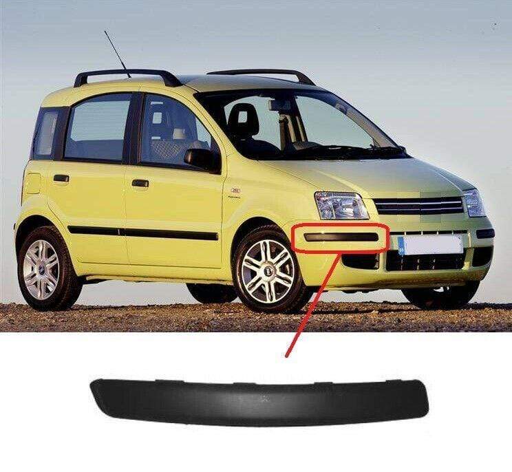 Fiat Panda 2004-2011 Front Bumper Moulding Black Textured Driver Side