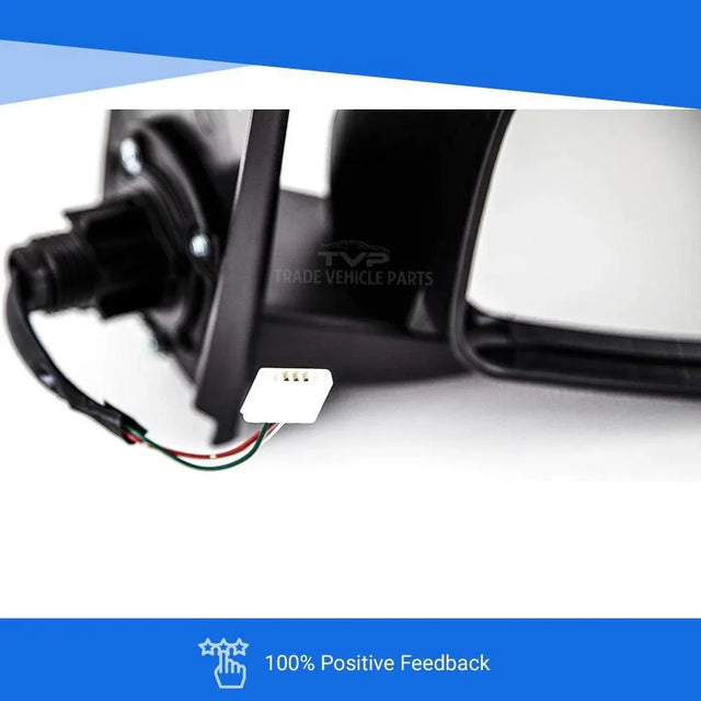 Fits Fiat Panda 2009-2011 Door Wing Mirror Electric Primed-Gray Driver Side - image 5