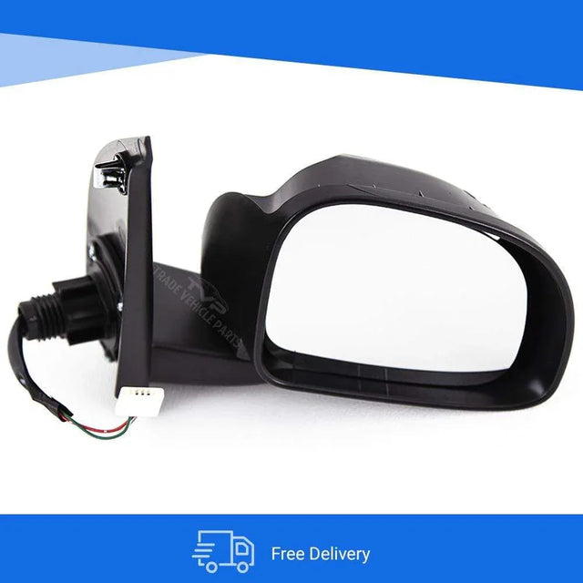 Fits Fiat Panda 2009-2011 Door Wing Mirror Electric Primed-Gray Driver Side - image 6