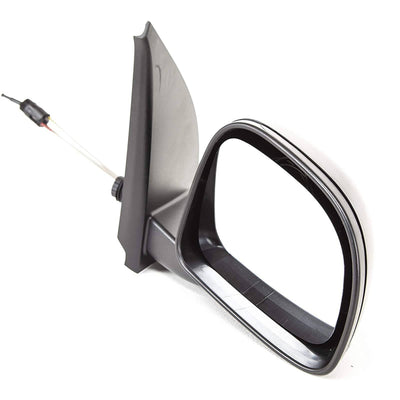 Fits Fiat Panda 2010-2012 Door Wing Mirror Manual With Black Cover Driver Side - tradevehicleparts.co.uk