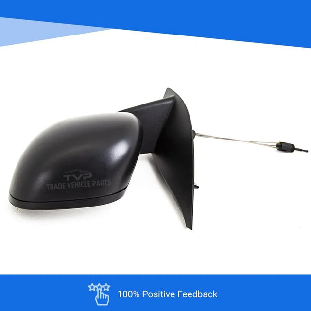 Fits Fiat Panda 2010-2012 Door Wing Mirror Manual With Black Cover Passenger Side - image 8