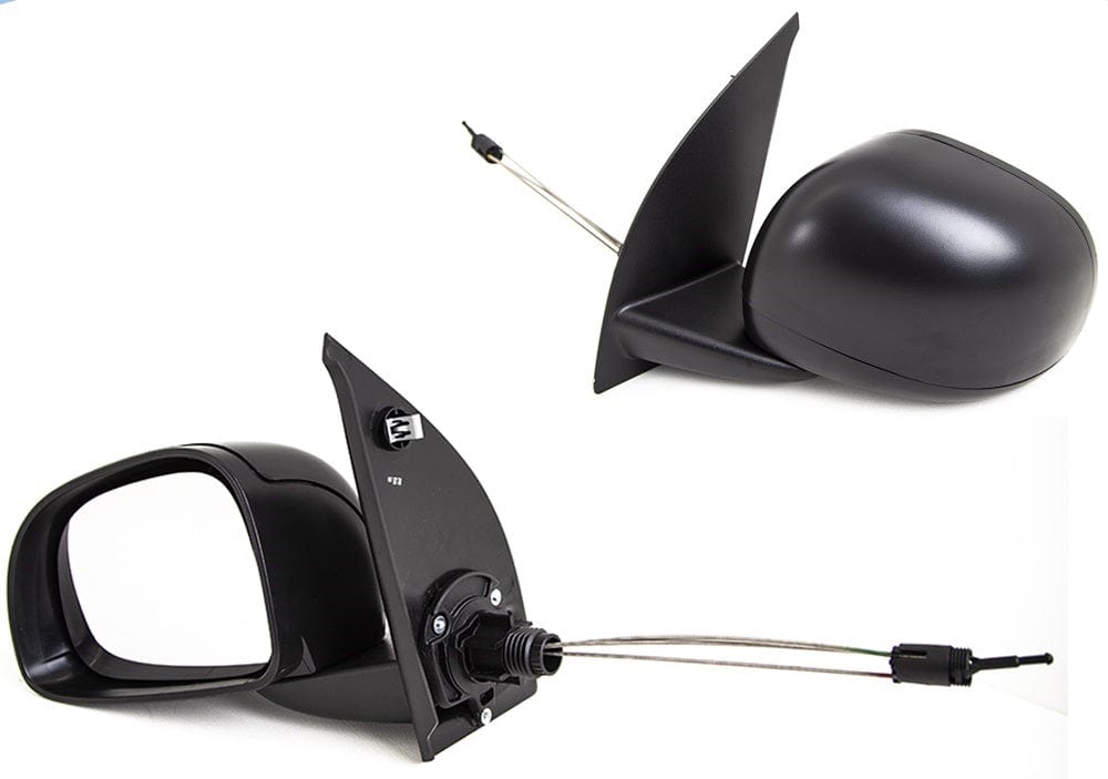 Fiat Panda 2010-2012 Door Wing Mirror Manual With Black Cover Passenger Side