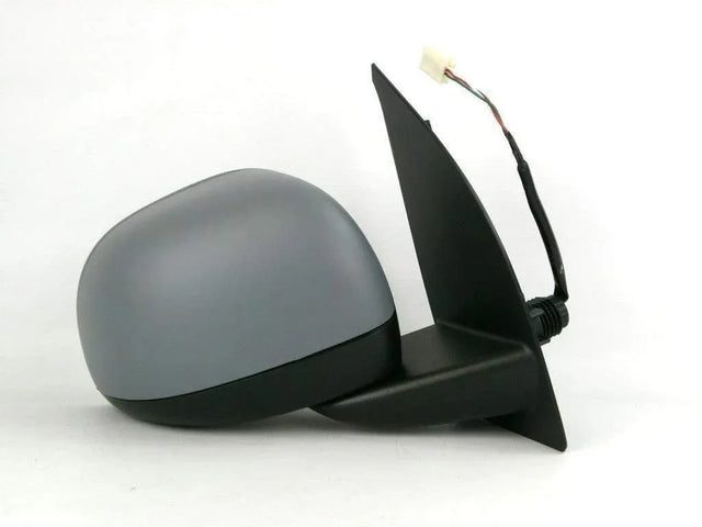 Fits Fiat Panda 2012- Door Wing Mirror Electric Heated Primed-Gray Driver Side - image 2