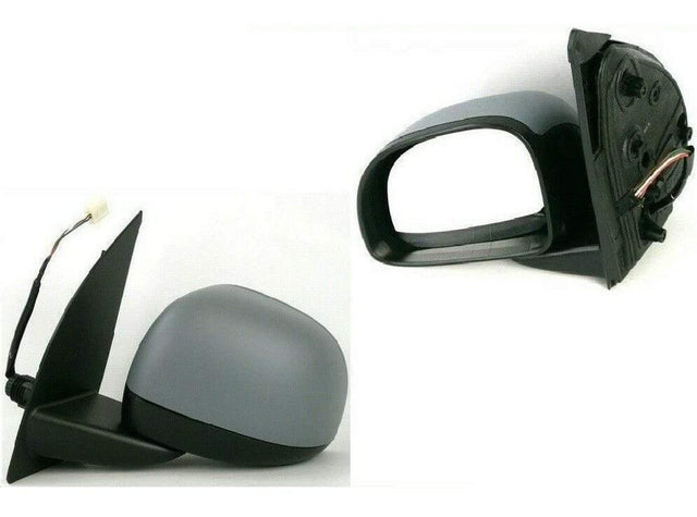 Fits Fiat Panda 2012- Door Wing Mirror Electric Heated Primed-Gray Passenger Side - image 2