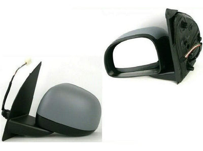 Fits Fiat Panda 2012- Door Wing Mirror Electric Heated Primed-Gray Passenger Side - tradevehicleparts.co.uk
