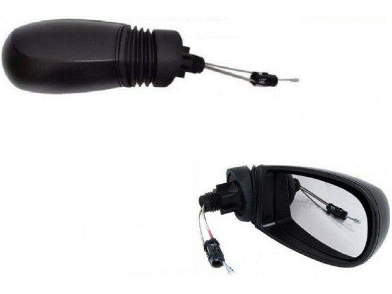 Fiat Punto 1999-2006 Door Wing Mirror Manual Black Driver Side