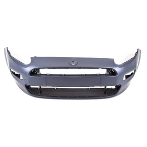 Fits Fiat Punto 2012- Onwards Front Bumper Primed No Pdc Or Washer Holes