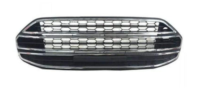Fits Ford Ecosport 2014-2018 Front Bumper Main Centre Grille All Chrome - tradevehicleparts.co.uk