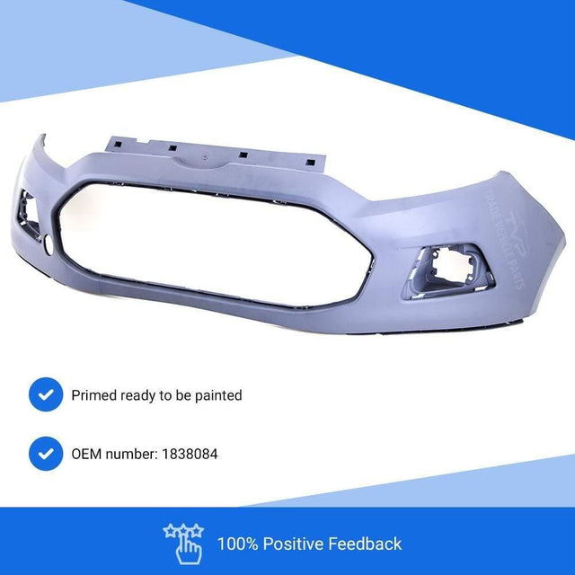 Fits Ford Ecosport 2014-2018 Front Bumper Primed No Pdc Or Washer Holes - image 3
