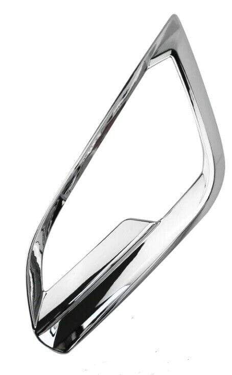 Ford Ecosport 2018- Front Bumper Fog Cover With Fog Hole Chrome Passenger Side