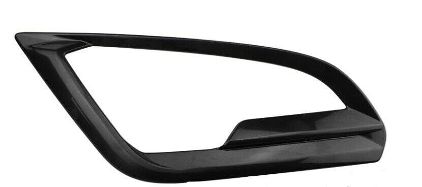 Ford Ecosport 2018- Front Bumper Fog Cover With Fog Hole Gloss Black Driver Side