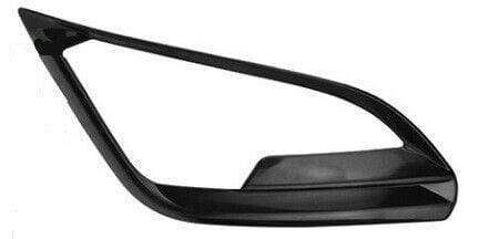 Ford Ecosport 2018- Front Bumper Fog Cover With Fog Hole Mat Black Driver Side