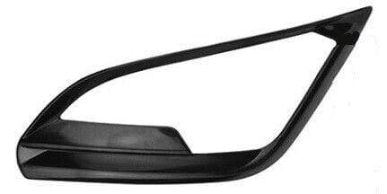 Ford Ecosport 2018- Front Bumper Fog Cover With Fog Hole Mat Black Passenger Side