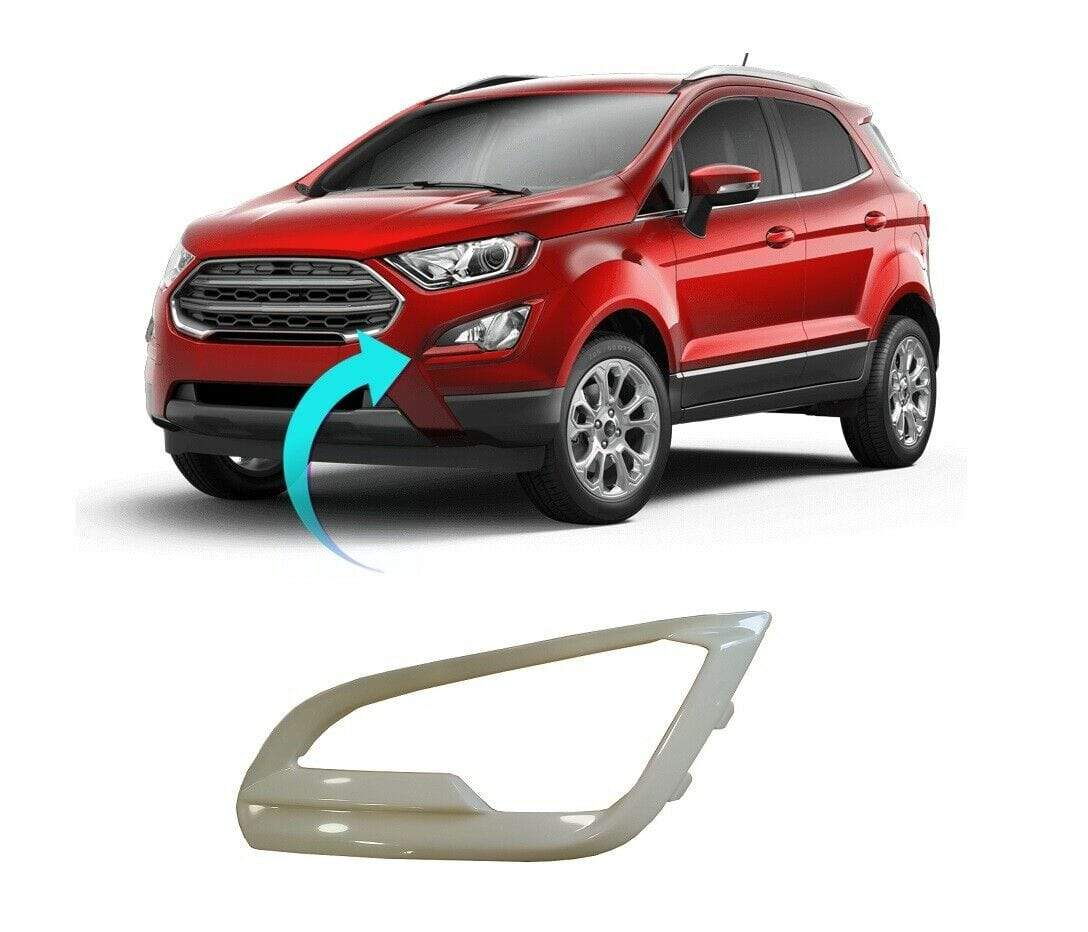 Ford Ecosport 2018- Front Bumper Fog Cover With Fog Hole Not Primed Passenger Side
