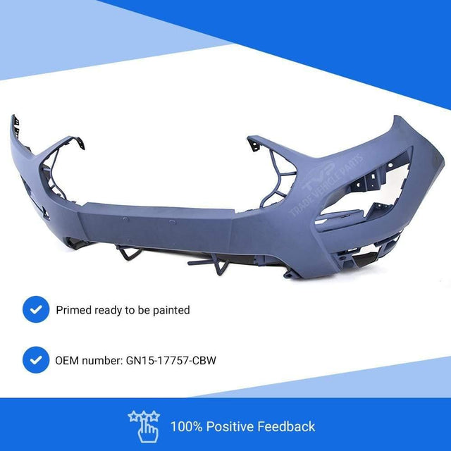 Fits Ford Ecosport 2018- Front Bumper With Fog Holes Primed Without PDC Holes - image 3
