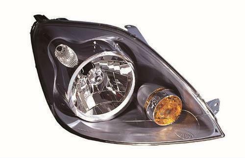 Fits Ford Fiesta 2006-2008 Headlight Headlamp With Motor Driver Side - image 2