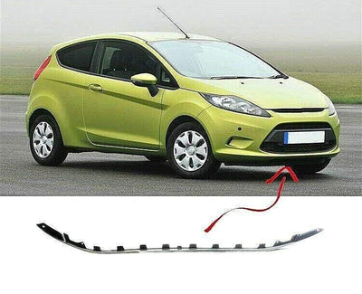 Fits Ford Fiesta 2008-2012 Front Bumper Spoiler - tradevehicleparts.co.uk