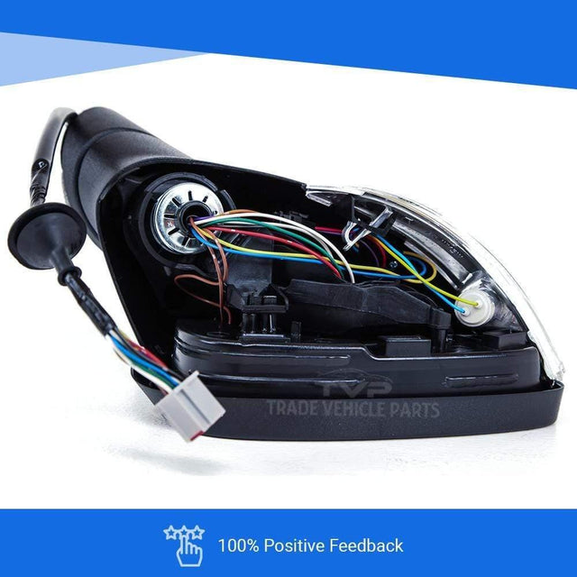 Fits Ford Fiesta 2013-2017 Door Wing Mirror Heated Electric Primed Right Power Fold 10Pins - image 5