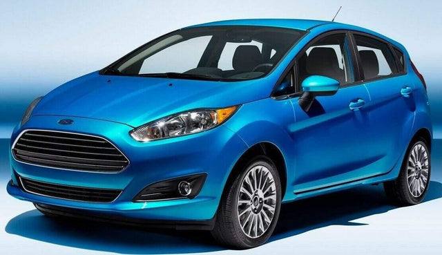 Fits Ford Fiesta 2013-2016 Front Bumper Centre Grille Upper Mat Black W/Chrome Moulding - image 3