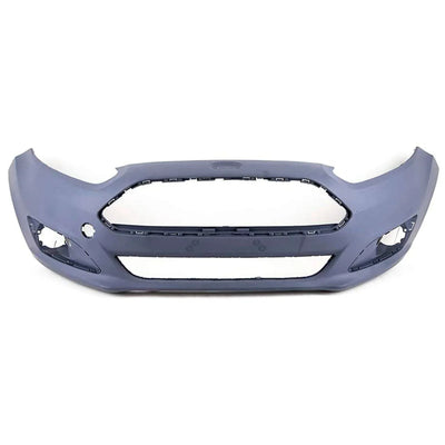Fits Ford Fiesta 2013-2017 Front Bumper Primed No Jet Wash Or Pdc - tradevehicleparts.co.uk