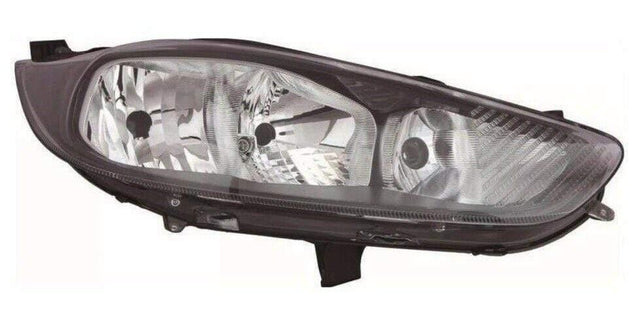 Fits Ford Fiesta 2013-2017 Headlight Headlamp Halogen Driver Side W/Motor Black Type - image 2