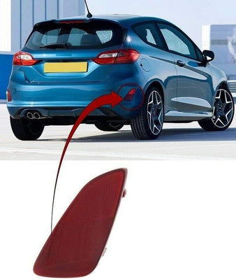 Fits Ford Fiesta 2017- Rear Lamp Fog Driver Side - tradevehicleparts.co.uk
