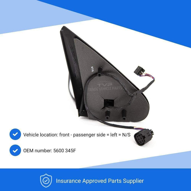 Fits Ford Fiesta Mk4 1996-1999 Door Wing Mirror Electric Heated Primed Passenger Side - image 2