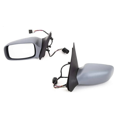 Fits Ford Fiesta Mk4 1996-1999 Door Wing Mirror Electric Heated Primed Passenger Side - tradevehicleparts.co.uk