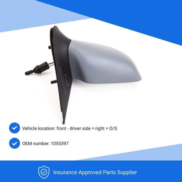 Fits Ford Fiesta Mk4 1996-1999 Door Wing Mirror Manual Primed Driver Side - image 2