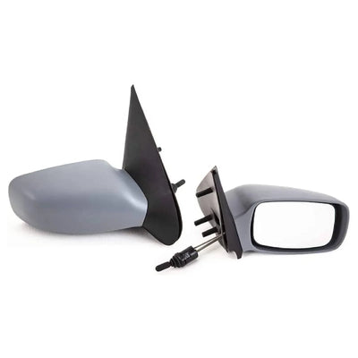 Fits Ford Fiesta Mk4 1996-1999 Door Wing Mirror Manual Primed Driver Side - tradevehicleparts.co.uk