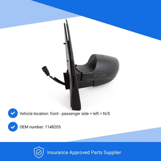 Fits Ford Fiesta Mk6 2002-2005 Door Wing Mirror Electric Heated Textured Passenger Side - image 3