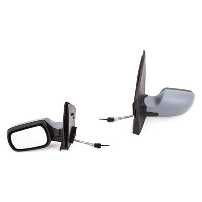 Fits Ford Fiesta Mk6 2002-2005 Door Wing Mirror Manual Primed Passenger Side - tradevehicleparts.co.uk